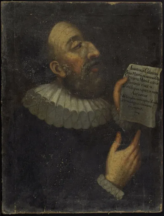 Framed Print : Portrait of John Calvin (1509-1564), 1559 Framed Print : Portrait of John Calvin (1509-1564), 1559