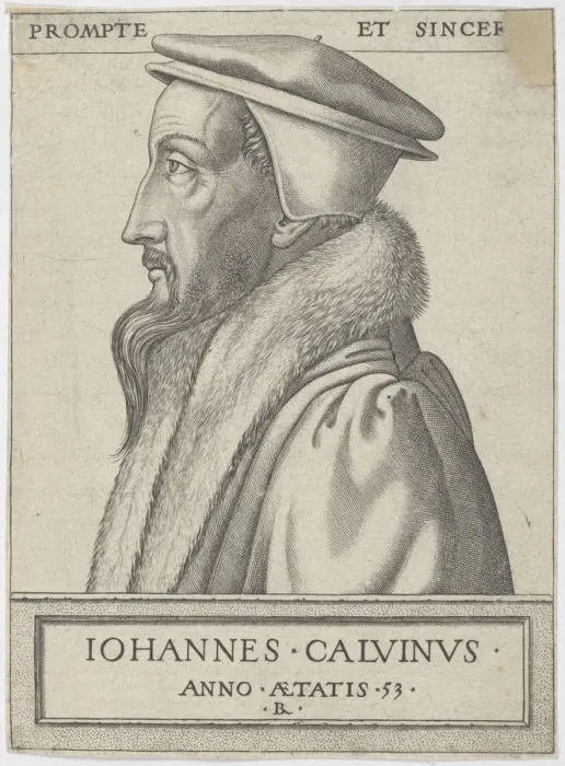 Framed Print : Portrait of John Calvin (1509-1564), 1562 Framed Print : Portrait of John Calvin (1509-1564), 1562