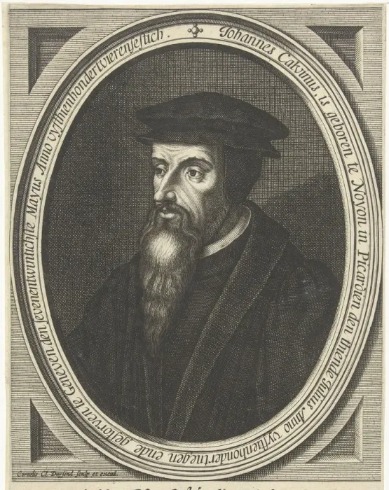 Framed Print : Portrait of John Calvin (1509-1564), 1630-1640 Framed Print : Portrait of John Calvin (1509-1564), 1630-1640