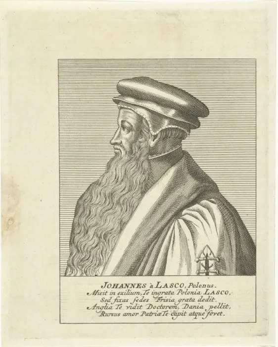 Framed Print : Portrait of John Calvin (1509-1564), um 1700 Framed Print : Portrait of John Calvin (1509-1564), um 1700