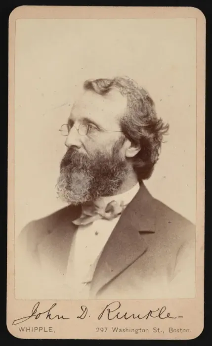 Framed Print : Portrait of John Daniel Runkle (1822-1902), Between 1865 and 1873 Framed Print : Portrait of John Daniel Runkle (1822-1902), Between 1865 and 1873