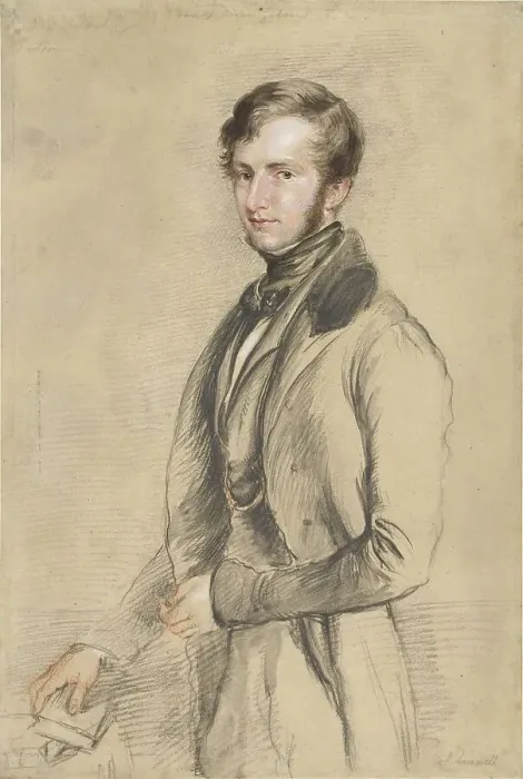 Framed Print : Portrait of John Davies Gilbert, 1829-1834. Creator: John Linnell the Elder Framed Print : Portrait of John Davies Gilbert, 1829-1834. Creator: John Linnell the Elder