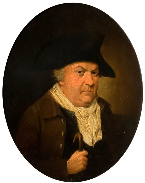Framed Print : Portrait of John Freeth, 1750-1800. Creator: James Millar Framed Print : Portrait of John Freeth, 1750-1800. Creator: James Millar