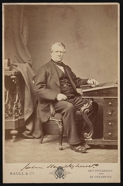 Portrait of John Hawkshaw (1811-1891), Before 1876. Creator: Maull & Co
