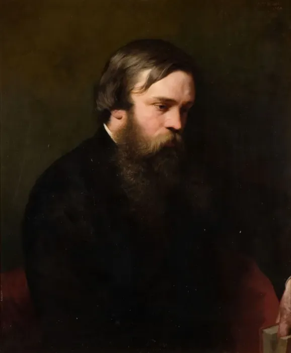 Framed Print : Portrait Of John Henry Chamberlain (1831-1883), 1864. Creator: William Thomas Roden Framed Print : Portrait Of John Henry Chamberlain (1831-1883), 1864. Creator: William Thomas Roden