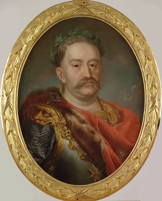 Framed Print : Portrait of John III Sobieski (1629-1696), King of Poland and Grand Duke of Lithuania, 1768-1771. Creator: Bacciarelli, Marcello (1731-1818) Framed Print : Portrait of John III Sobieski (1629-1696), King of Poland and Grand Duke of Lithuania, 1768-1771. Creator: Bacciarelli, Marcello (1731-1818)