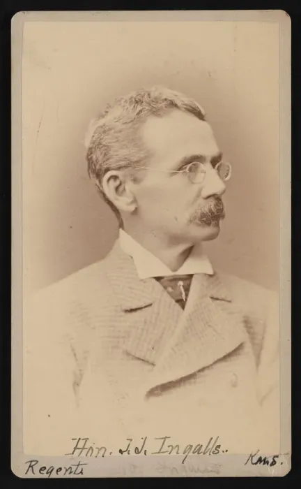 Framed Print : Portrait of John James Ingalls (1833-1900), Between 1876 and 1880 Framed Print : Portrait of John James Ingalls (1833-1900), Between 1876 and 1880
