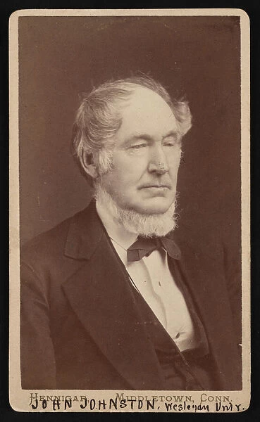 Portrait of John Johnston (1806-1879), Before 1876. Creator: Hennigar Bros