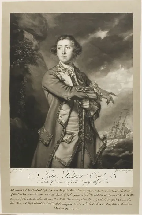 Framed Print : Portrait of John Lockhart, Esquire, c. 1770. Creator: James McArdell Framed Print : Portrait of John Lockhart, Esquire, c. 1770. Creator: James McArdell