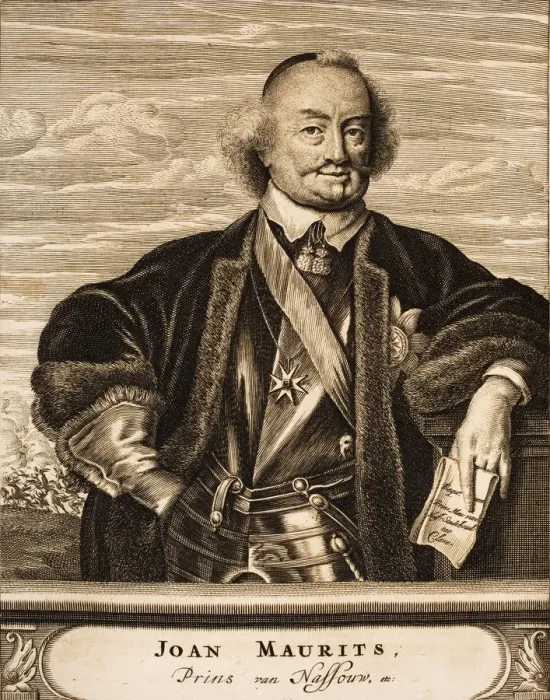 Framed Print : Portrait of John Maurice, Prince of Nassau-Siegen (1604-1679), 1675. Creator: Anonymous Framed Print : Portrait of John Maurice, Prince of Nassau-Siegen (1604-1679), 1675. Creator: Anonymous