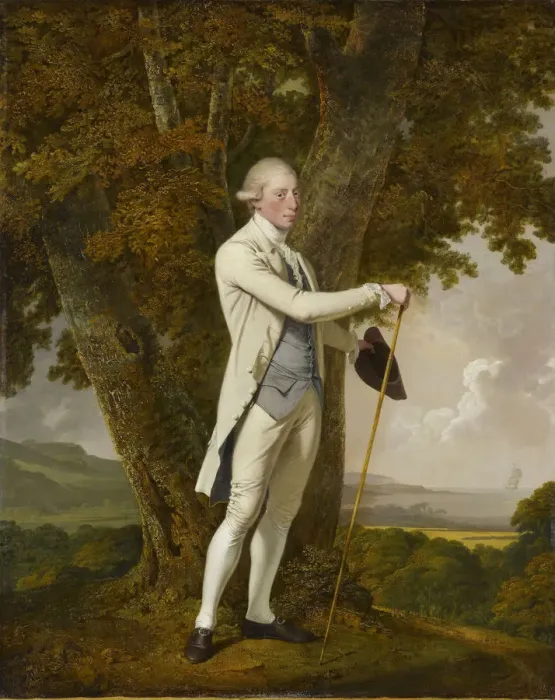 Framed Print : Portrait of John Milnes. Artist: Wright of Derby, Joseph (1734-1797) Framed Print : Portrait of John Milnes. Artist: Wright of Derby, Joseph (1734-1797)