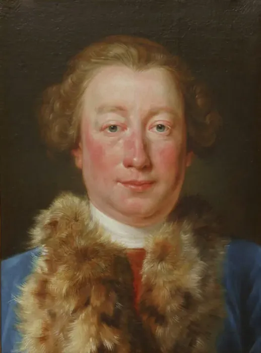 Framed Print : Portrait of John Rolle Walter, MP and landowner, Exeter, 1751-1754. Creator: Pompeo Batoni Framed Print : Portrait of John Rolle Walter, MP and landowner, Exeter, 1751-1754. Creator: Pompeo Batoni