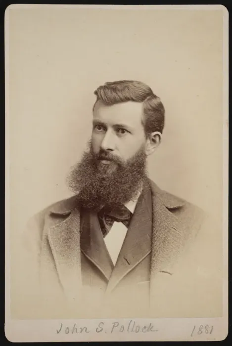 Framed Print : Portrait of John Symmes Pollock (1849-1924), 1881. Creator: George W. Davis Framed Print : Portrait of John Symmes Pollock (1849-1924), 1881. Creator: George W. Davis
