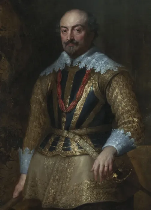 Framed Print : Portrait of John VIII of Nassau-Siegen (1583-1638), ca. 1628-1629. Creator: Dyck, Sir Anthony van Framed Print : Portrait of John VIII of Nassau-Siegen (1583-1638), ca. 1628-1629. Creator: Dyck, Sir Anthony van