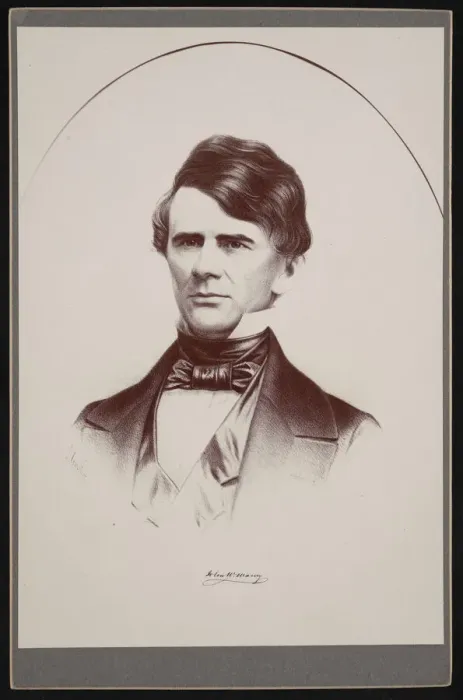 Framed Print : Portrait of John Walker Maury (1809-1855), 1855. Creator: Leopold Grozelier Framed Print : Portrait of John Walker Maury (1809-1855), 1855. Creator: Leopold Grozelier