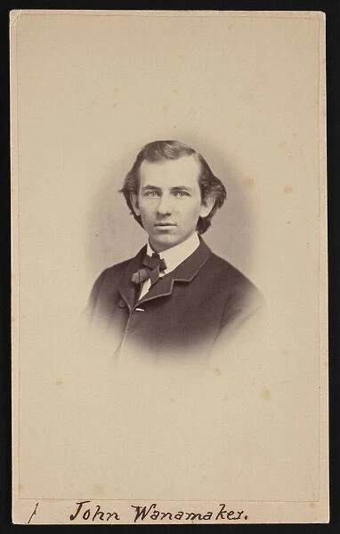 Portrait of John Wanamaker (1838-1922), Between 1864 and 1866. Creator: Charles H Spieler