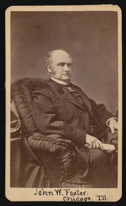 Framed Print : Portrait of John Wells Foster (1815-1873), Between 1872 and 1873 Framed Print : Portrait of John Wells Foster (1815-1873), Between 1872 and 1873