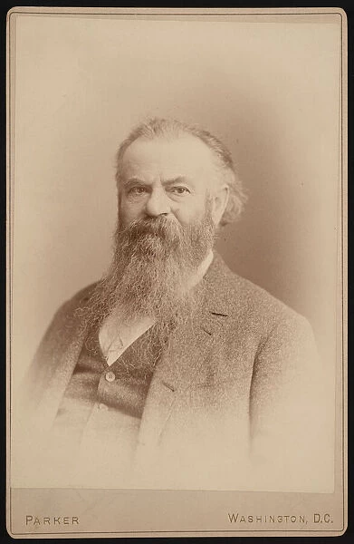 Portrait of John Wesley Powell (1834-1902), 1885. Creator: Charles Parker