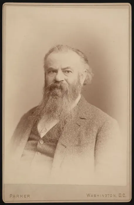 Framed Print : Portrait of John Wesley Powell (1834-1902), 1885. Creator: Charles Parker