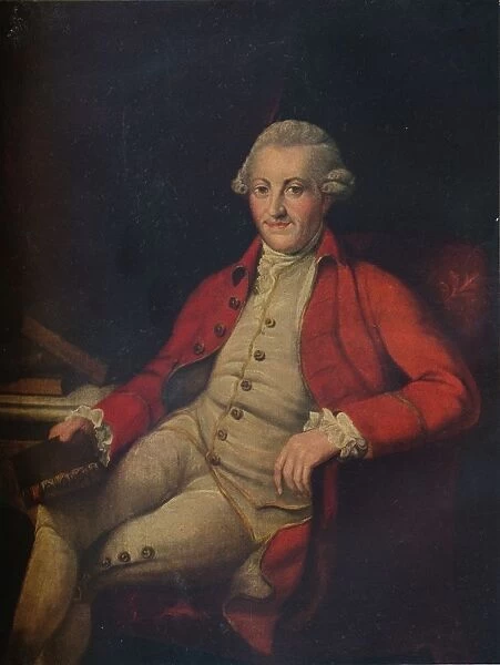 Portrait of John Zoffany, 18th century, (1917)