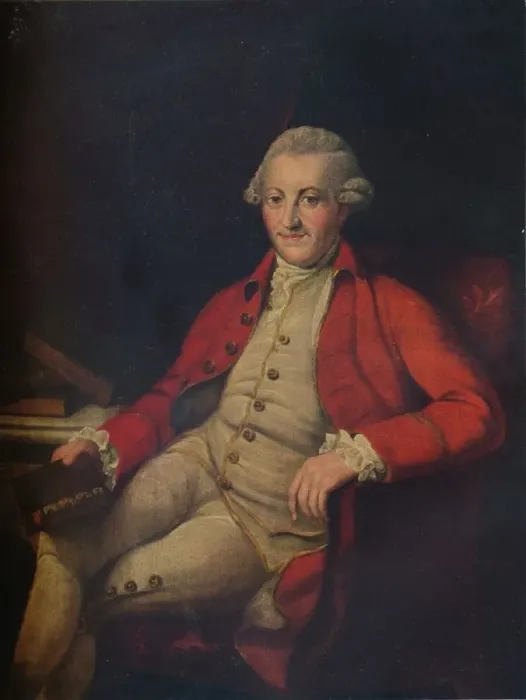 Framed Print : Portrait of John Zoffany, 18th century, (1917) Framed Print : Portrait of John Zoffany, 18th century, (1917)