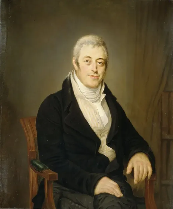 Framed Print : Portrait of Jonas Daniel Meijer (1780-1834), 1810-1830. Creator: Louis Moritz Framed Print : Portrait of Jonas Daniel Meijer (1780-1834), 1810-1830. Creator: Louis Moritz