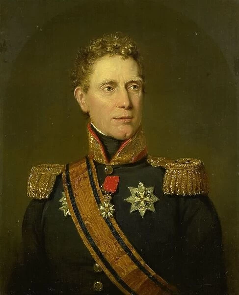 Portrait of Jonkheer Jan Willem Janssens, Governor of the Cape Colony and Governor-General of the Du Creator: Jan Willem Pieneman