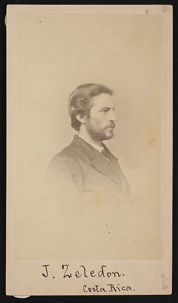 Portrait of Jose Castulo Zeledon (1846-1923), 1868. Creator: Henry Ulke