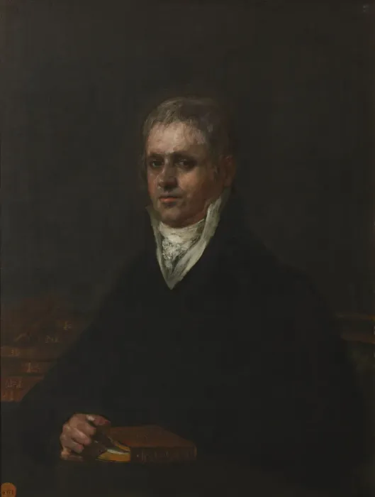 Framed Print : Portrait of Jose Luis Munarriz. Artist: Goya, Francisco, de (1746-1828) Framed Print : Portrait of Jose Luis Munarriz. Artist: Goya, Francisco, de (1746-1828)