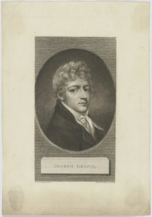 Framed Print : Portrait of Josef Grassi (1757-1838), 1804. Creator: Gottschick, Johann Christian Benjamin Framed Print : Portrait of Josef Grassi (1757-1838), 1804. Creator: Gottschick, Johann Christian Benjamin