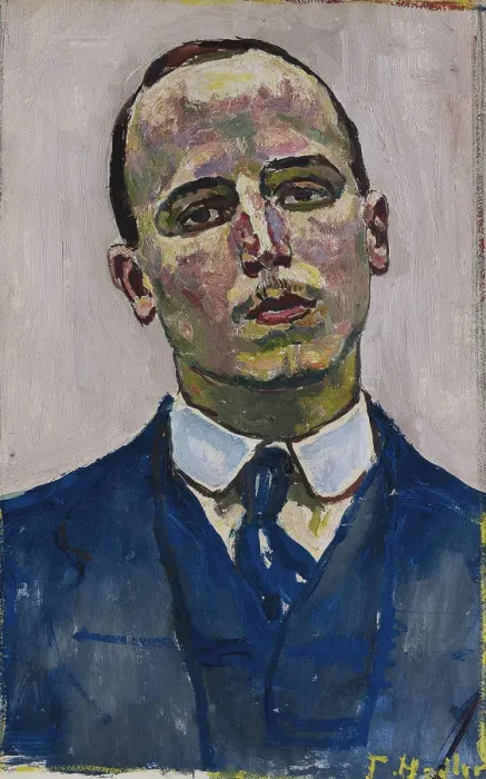 Framed Print : Portrait of Josef Muller, c. 1916 Framed Print : Portrait of Josef Muller, c. 1916