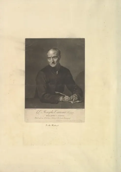 Framed Print : Portrait of Joseph Carreras, 1735. Creator: John Faber the Younger Framed Print : Portrait of Joseph Carreras, 1735. Creator: John Faber the Younger