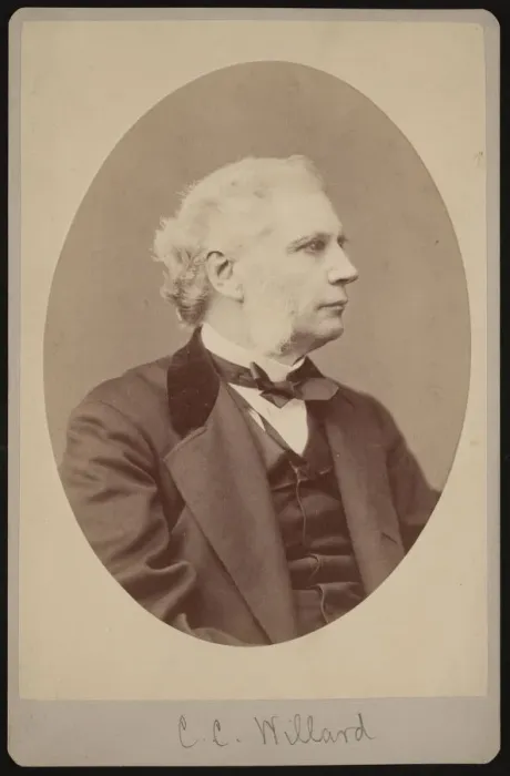Framed Print : Portrait of Joseph Clapp Willard (1820-1897), 1878. Creator: Samuel Montague Fassett Framed Print : Portrait of Joseph Clapp Willard (1820-1897), 1878. Creator: Samuel Montague Fassett