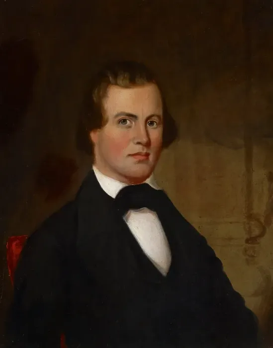 Framed Print : Portrait of Joseph E. Pope, about 1845. Creator: Joseph Oriel Eaton Framed Print : Portrait of Joseph E. Pope, about 1845. Creator: Joseph Oriel Eaton