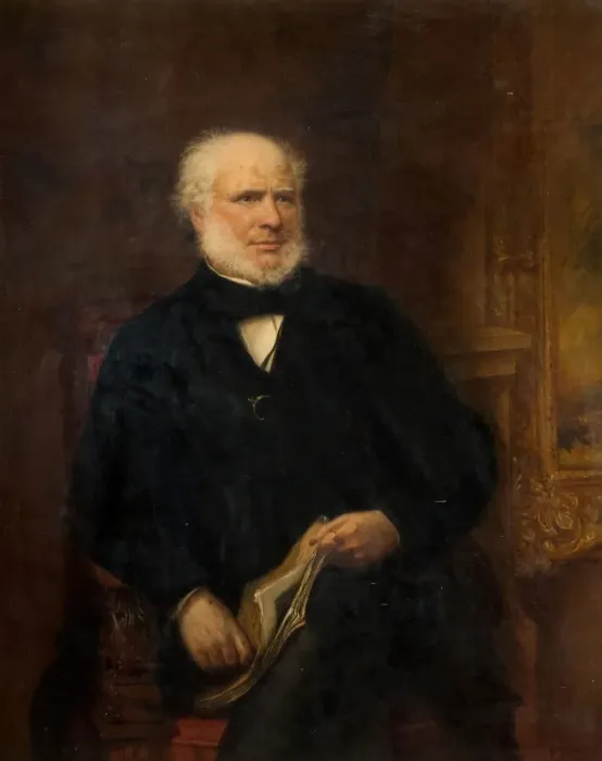 Framed Print : Portrait Of Joseph Gillot, 1872. Creator: Henry Turner Munns Framed Print : Portrait Of Joseph Gillot, 1872. Creator: Henry Turner Munns