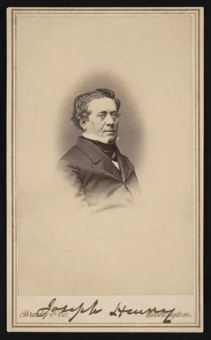 Framed Print : Portrait of Joseph Henry (1797-1878), Between 1858 and 1869 Framed Print : Portrait of Joseph Henry (1797-1878), Between 1858 and 1869