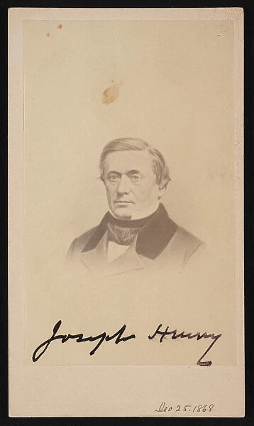 Portrait of Joseph Henry (1797-1878), 1868. Creator: Henry Ulke