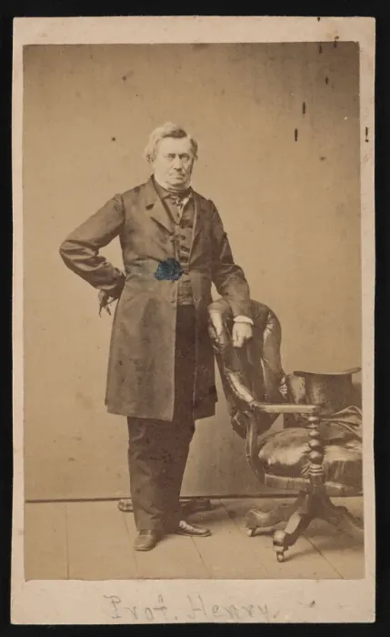 Framed Print : Portrait of Joseph Henry (1797-1878), Before 1878. Creator: Unknown Framed Print : Portrait of Joseph Henry (1797-1878), Before 1878. Creator: Unknown
