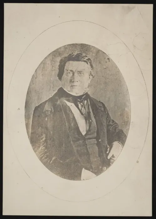 Framed Print : Portrait of Joseph Henry (1797-1878), Before 1878. Creator: Unknown Framed Print : Portrait of Joseph Henry (1797-1878), Before 1878. Creator: Unknown