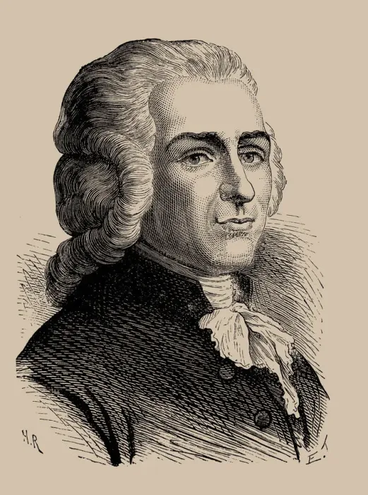 Framed Print : Portrait of Joseph-Ignace Guillotin (1738-1814), 1889 Framed Print : Portrait of Joseph-Ignace Guillotin (1738-1814), 1889