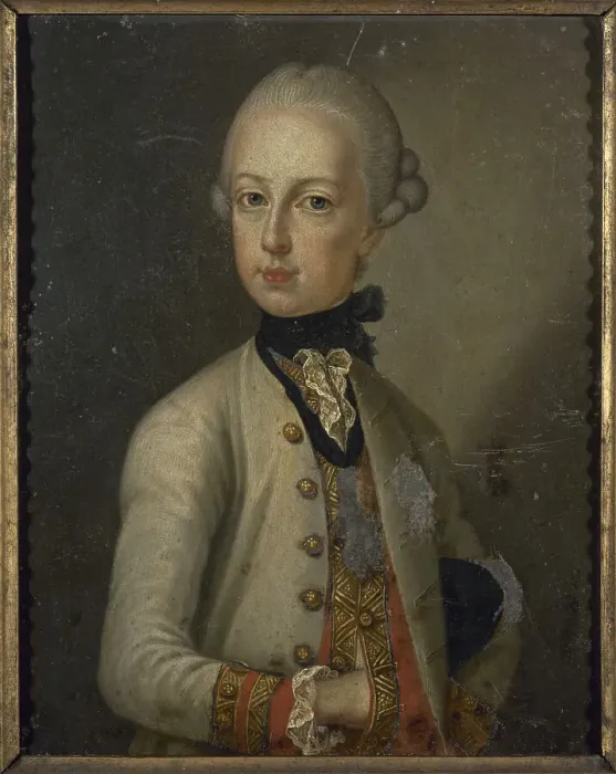 Framed Print : Portrait of Joseph II (1741-1790), emperor of the Holy Empire, c1755. Creator: Unknown Framed Print : Portrait of Joseph II (1741-1790), emperor of the Holy Empire, c1755. Creator: Unknown