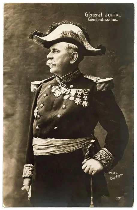 Framed Print : Portrait of Joseph Joffre (1852-1931). Creator: Pirou, Eugène (1841-1909) Framed Print : Portrait of Joseph Joffre (1852-1931). Creator: Pirou, Eugène (1841-1909)