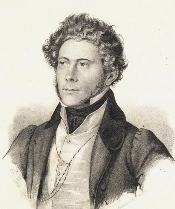 Framed Print : Portrait of Joseph Lanner (1801-1843), c. 1830 Framed Print : Portrait of Joseph Lanner (1801-1843), c. 1830
