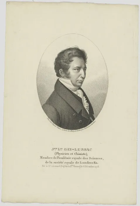 Framed Print : Portrait of Joseph Louis Gay-Lussac (1778-1850), c. 1824. Creator: Anonymous Framed Print : Portrait of Joseph Louis Gay-Lussac (1778-1850), c. 1824. Creator: Anonymous