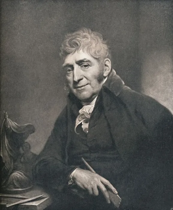 Framed Print : Portrait of Joseph Nollekens, c1812 (1904). Artist: Sir William Beechey Framed Print : Portrait of Joseph Nollekens, c1812 (1904). Artist: Sir William Beechey