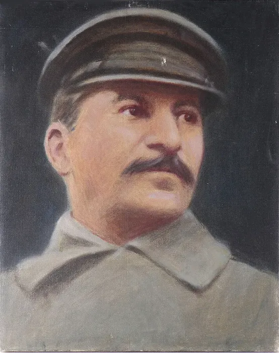 Framed Print : Portrait of Joseph Stalin (1879-1953), 1945. Creator: Dreger, Tom von (1868-1948) Framed Print : Portrait of Joseph Stalin (1879-1953), 1945. Creator: Dreger, Tom von (1868-1948)