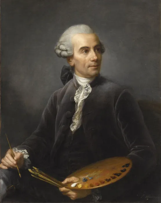 Framed Print : Portrait of Joseph Vernet (1719-1789), 1778 Framed Print : Portrait of Joseph Vernet (1719-1789), 1778
