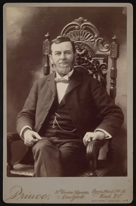 Framed Print : Portrait of Joseph Williams Collins (1839-1904), 1890s. Creator: George Prince Framed Print : Portrait of Joseph Williams Collins (1839-1904), 1890s. Creator: George Prince