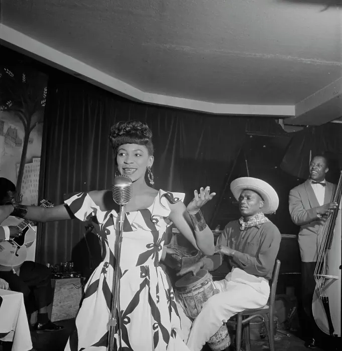 Framed Print : Portrait of Josephine Premice, Village Vanguard, New York, N.Y. ca. July 1947. Creator: William Paul Gottlieb Framed Print : Portrait of Josephine Premice, Village Vanguard, New York, N.Y. ca. July 1947. Creator: William Paul Gottlieb