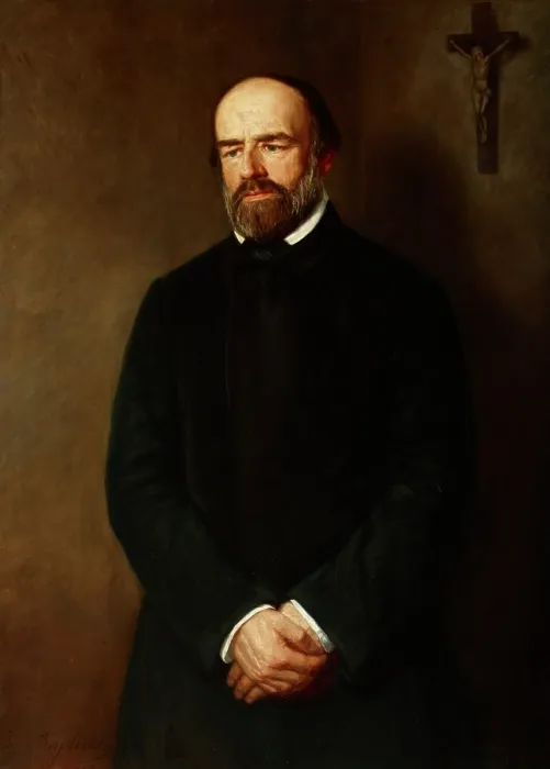 Framed Print : Portrait of Jozef Bohdan Zaleski, 1857. Creator: Leon Kaplinski Framed Print : Portrait of Jozef Bohdan Zaleski, 1857. Creator: Leon Kaplinski
